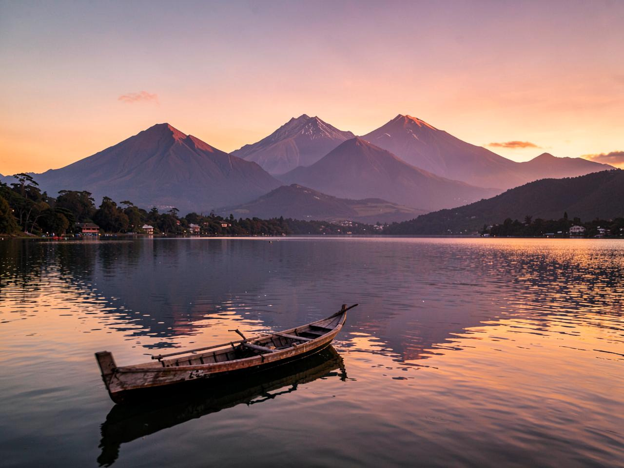 Antigua y volcán Pacaya